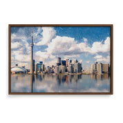 Toronto Skyline - Oil Painting Print