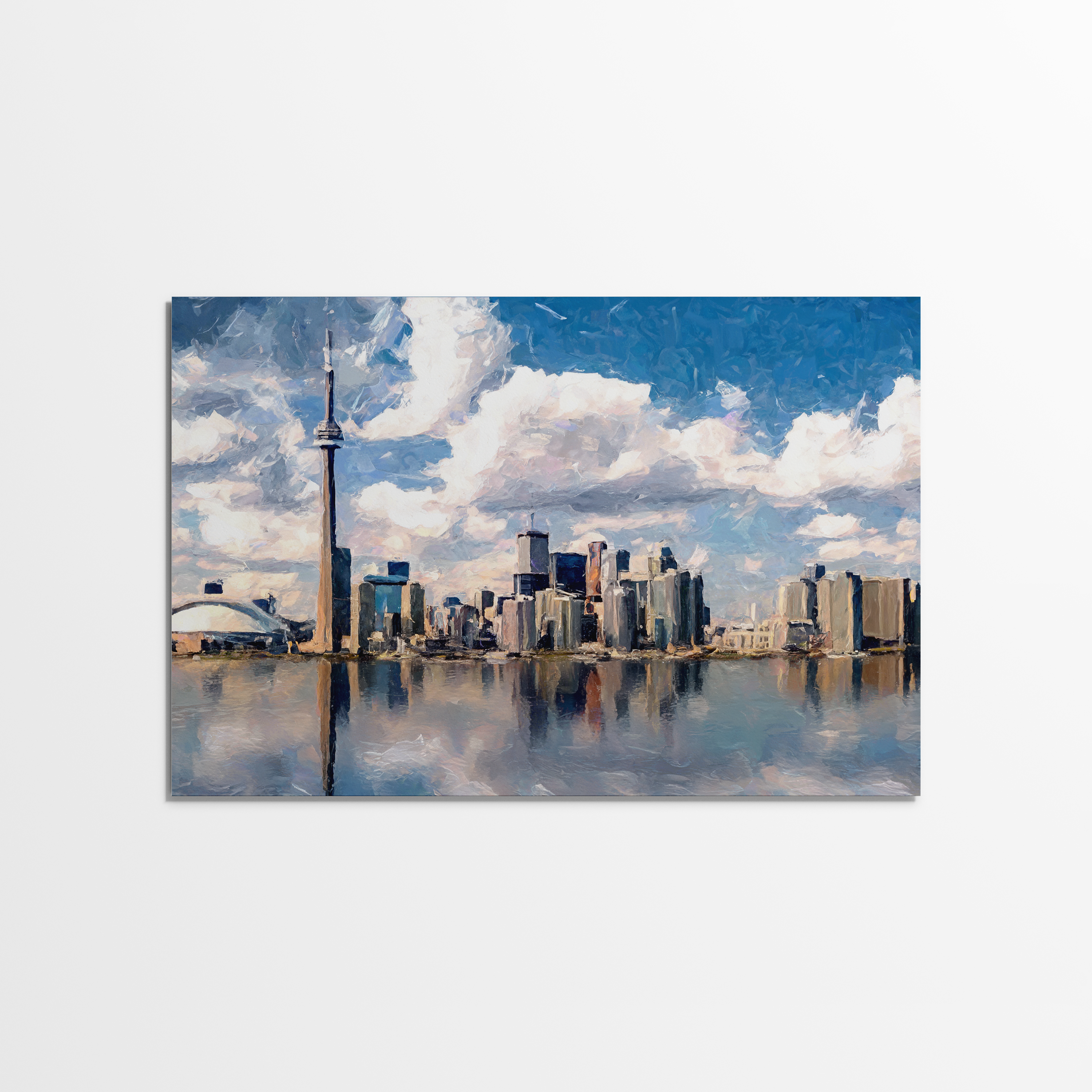 Toronto Skyline - Oil Painting Print