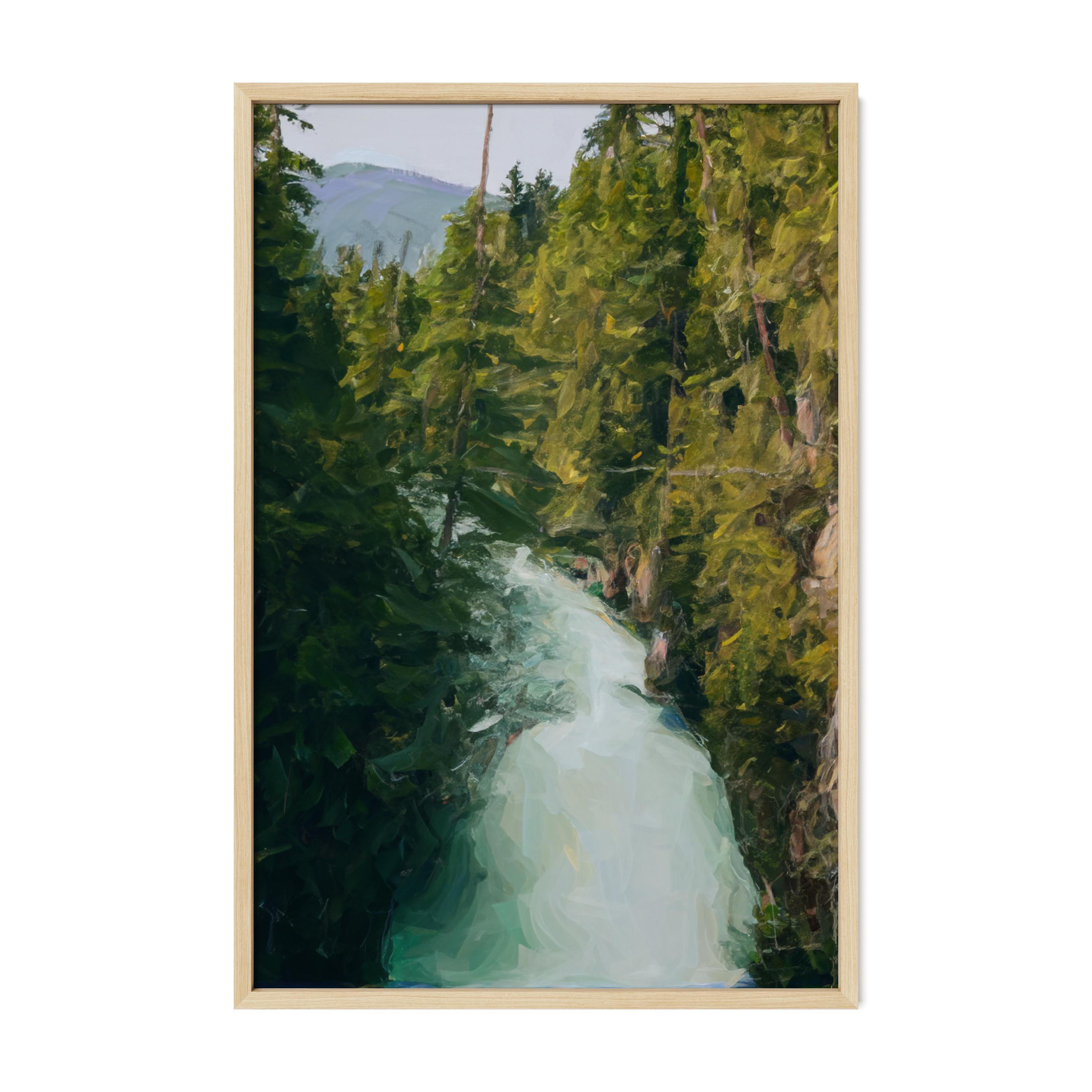 Whistler Rapids - Oil Painting Print