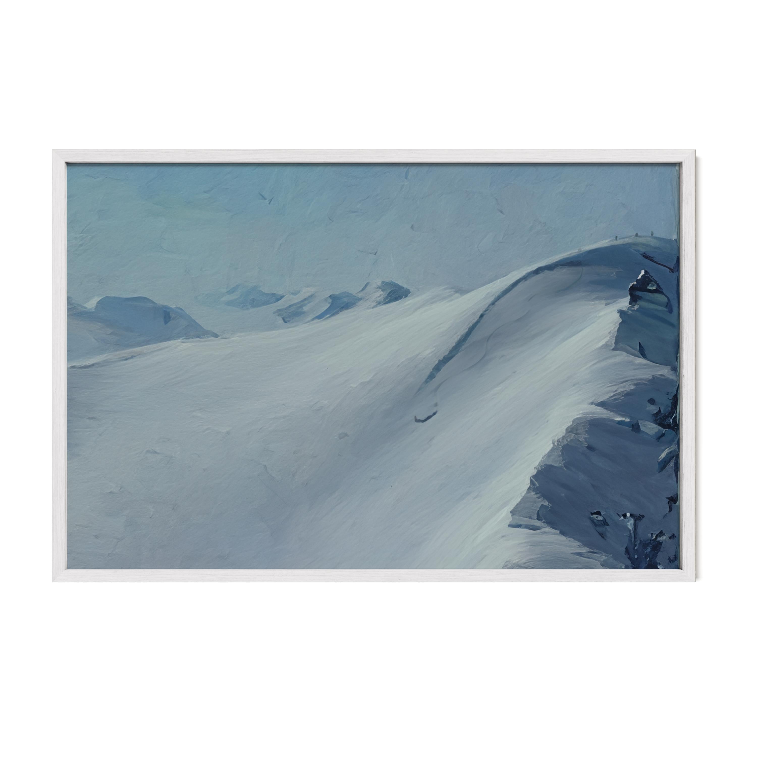 Yukon Skiing - Oil Painting Print