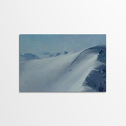 Yukon Skiing - Oil Painting Print